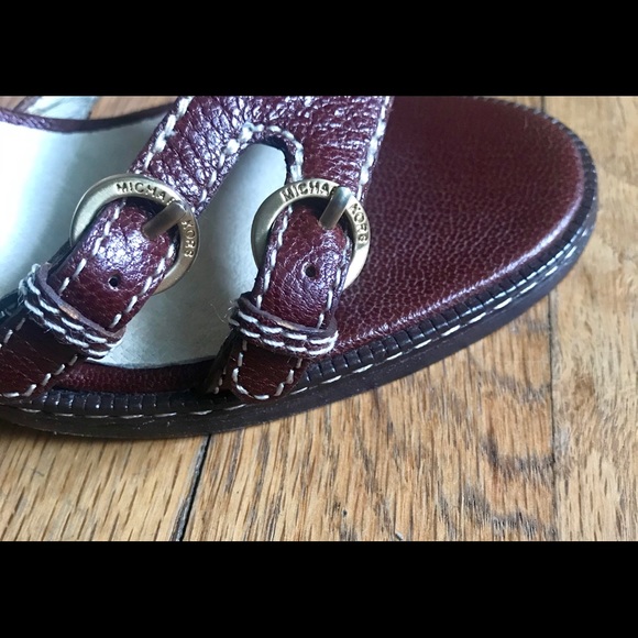 Michael Kors Leather chunky heel sling back - Picture 8 of 9